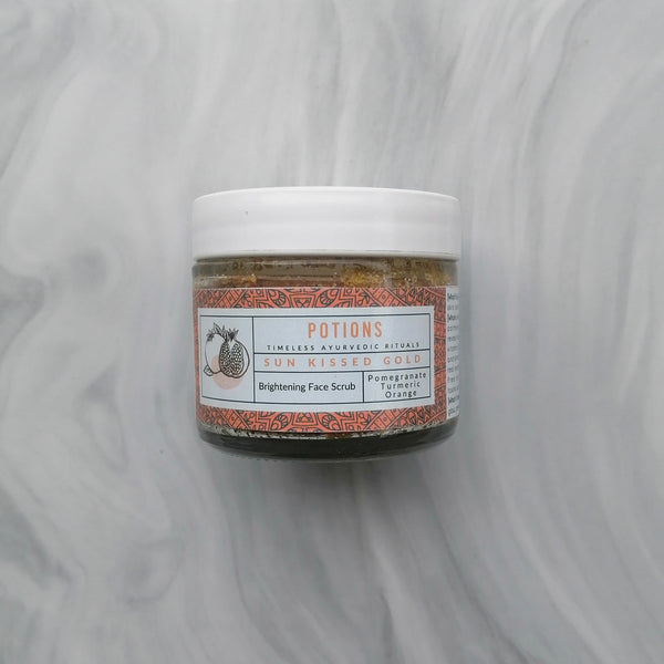 Potions Ultimate Brightening - Sun Kissed Gold Face Scrub