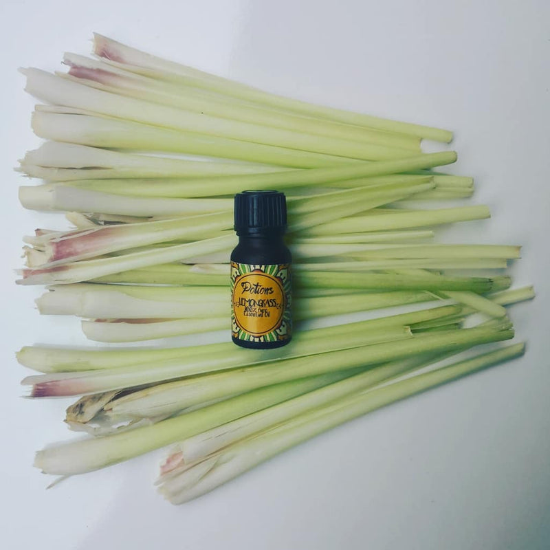 Potions Lemongrass Essential Oil 10ml - 100% Pure