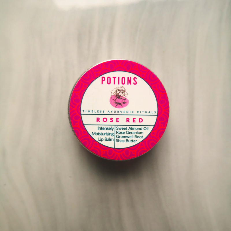 Potions Intensely Moisturising - Rose Red Lip Balm