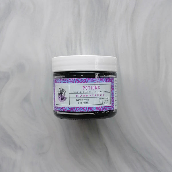 Potions French Pink Clay Detoxifying Mask, Moonstruck